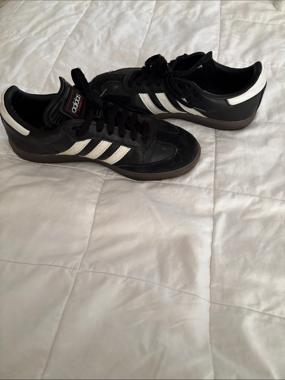 adidas Black and White Samba-inspired Sneakers